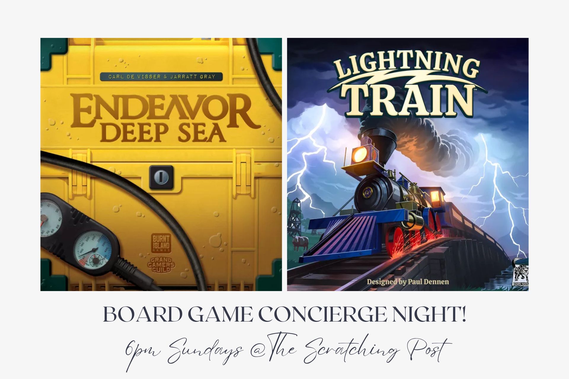 Board Game Concierge Night The Scratching Post Board Game Cafe Champaign, IL