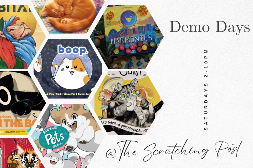 Demo Days The Scratching Post Board Game Cafe Champaign, IL