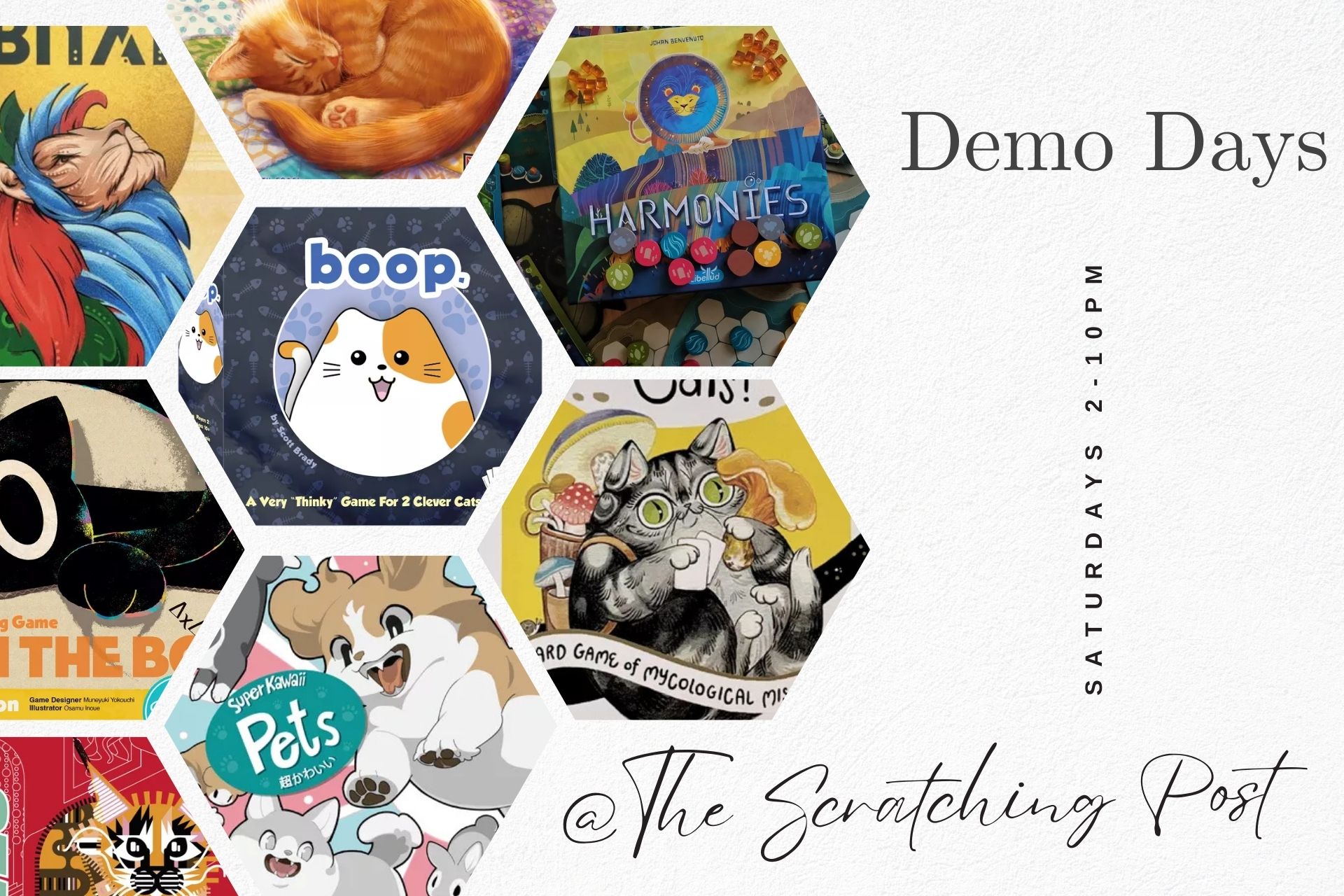 Demo Days The Scratching Post Board Game Cafe Champaign, IL