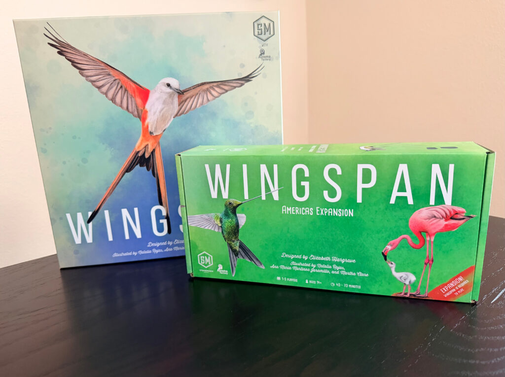 Wingspan Americas expansion release - Wingspan Americas Box and Wingspan Box